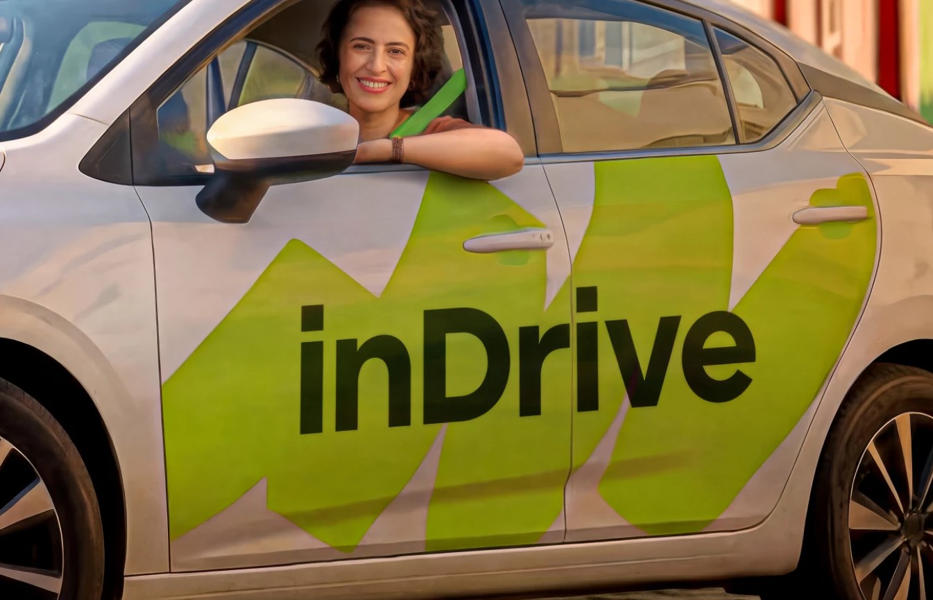 Машина inDrive до обработки